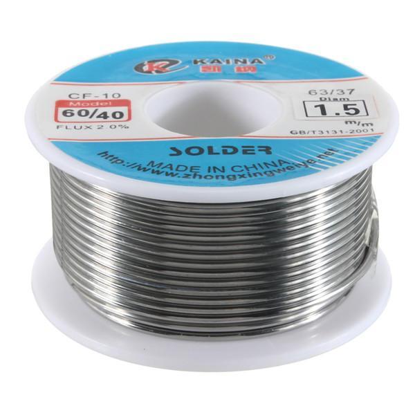 shopping כלים מקצועיים 1.5mm Tin lead Solder Wire Rosin Core Soldering 2% Flux Reel Tube 60/40