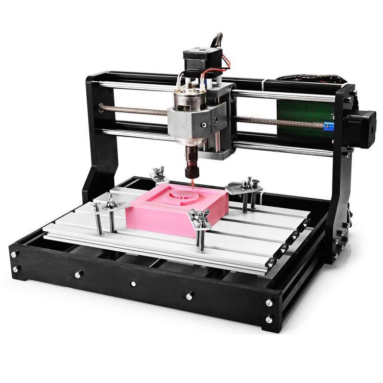 shopping ציוד ללייזר 3018 Pro 3 Axis Mini DIY CNC Router Adjustable Speed Spindle Motor Wood Engraving Machine Milling Engraver