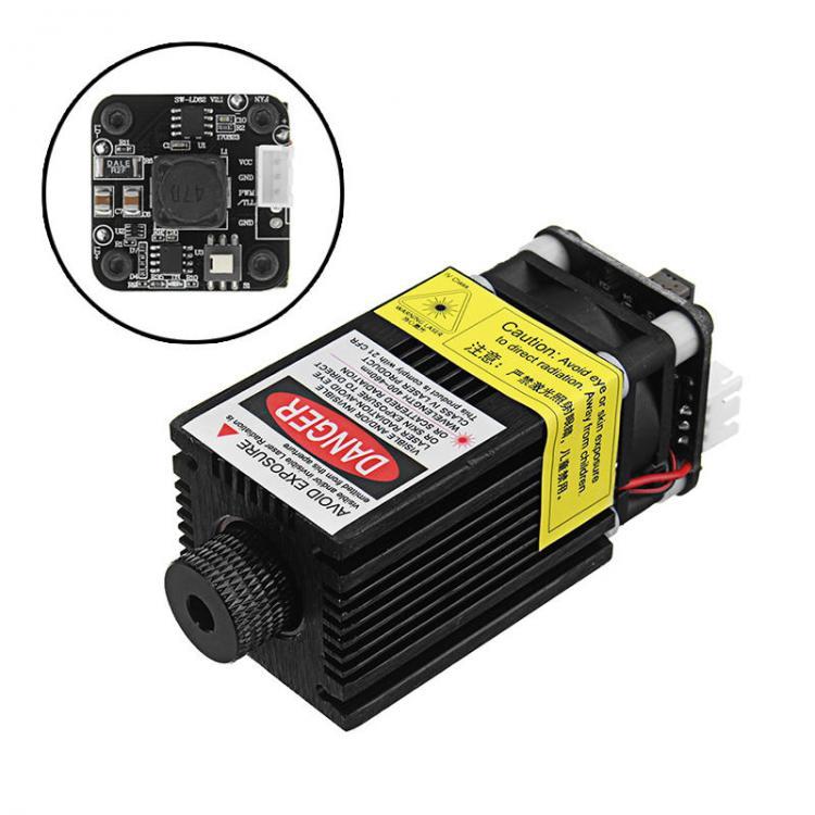 shopping ציוד ללייזר FB03-2500 2500mW 445nm Blue Laser Module 2.54-3P TTL/PWM Modulation DIY Engraver for EleksMaker