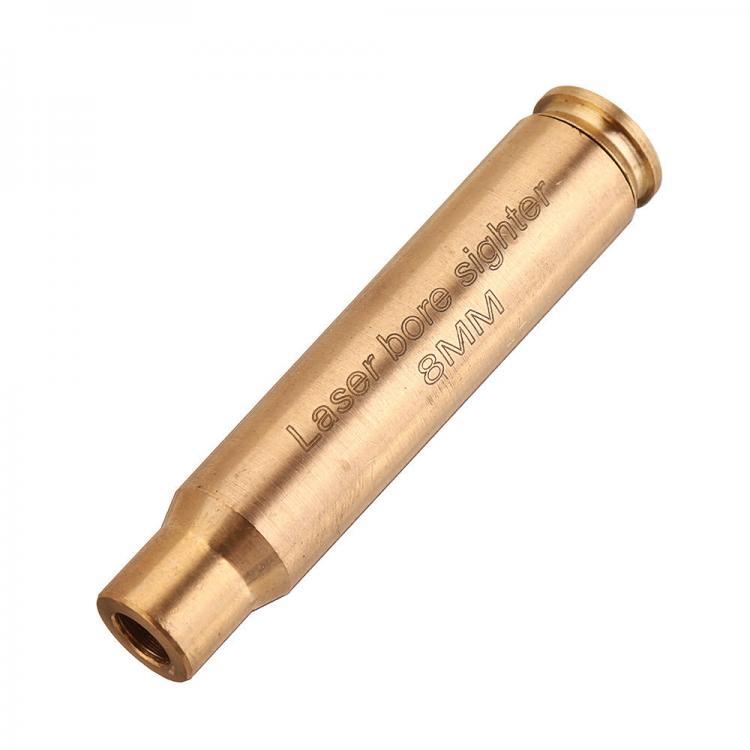 shopping ציוד ללייזר CAL 8mm Laser Boresighter Red Dot Sight Brass Cartridge Boresighter Caliber