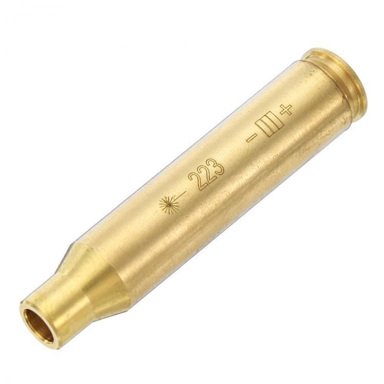 shopping ציוד ללייזר CAL 223 REM Gauge 5.56mm Laser Bore Sighter Red Dot Sight Brass Cartridge Bore Sighter Caliber