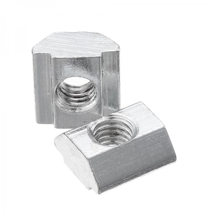 shopping ציוד ללייזר 10Pcs M5 Sliding T Nut For 2020 Series T Slot Aluminum Profile CNC Engraver Printer
