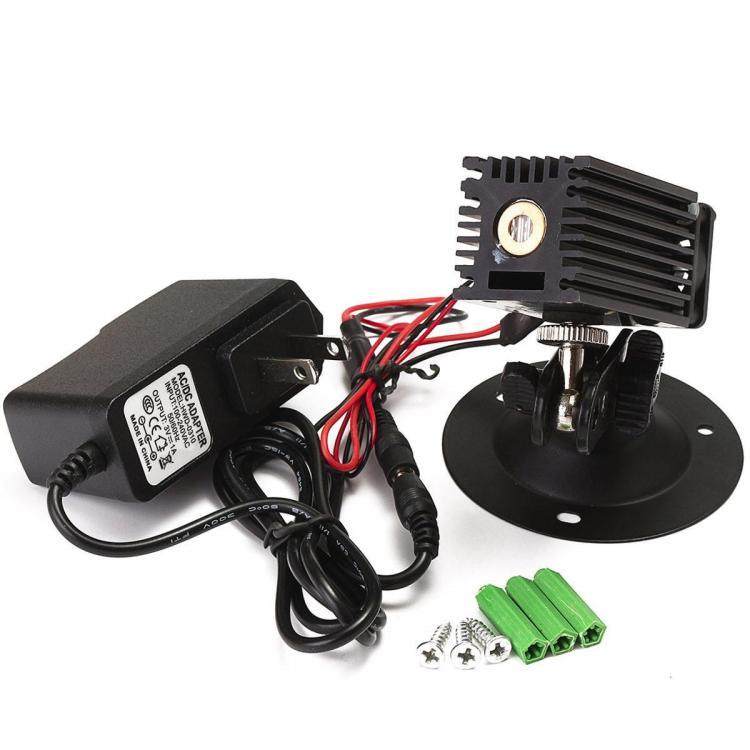 shopping ציוד ללייזר 532nm 50mW Green Laser Linear Marking Locator With Adapter Fan Laser Module