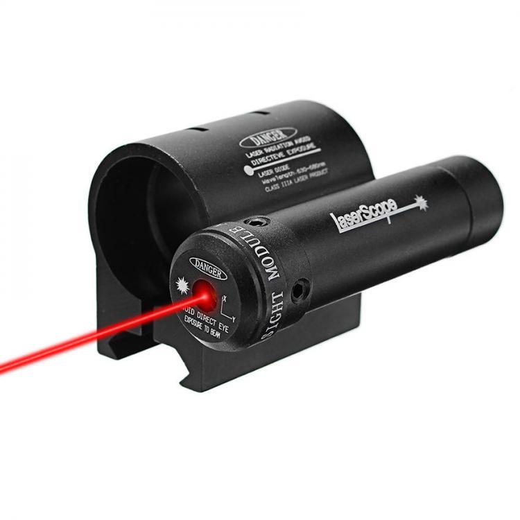 shopping ציוד ללייזר Red Laser Dot Sight Scope 20mm Picatinny Rail with 25mm Flashlight Ring Mount Clamp Holder
