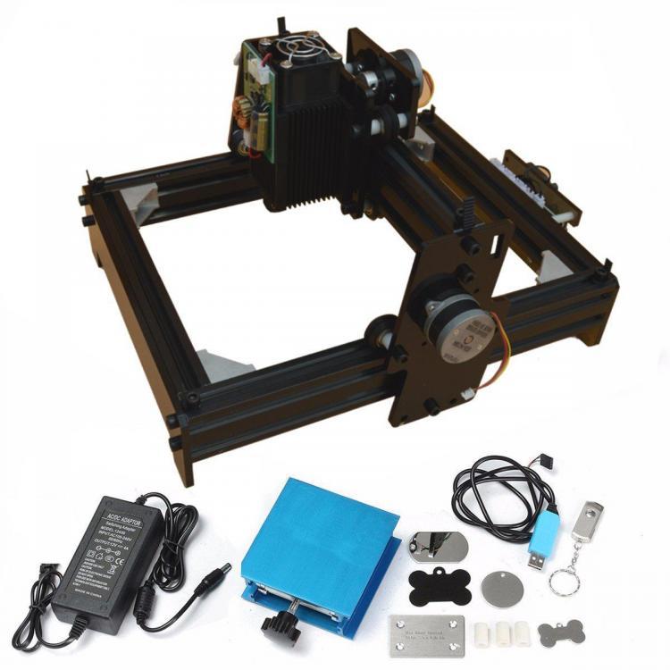 shopping ציוד ללייזר 15W 14x20cm Laser Engraving Machine Cutter 2Axis Engraver Desktop Cutter with Laser