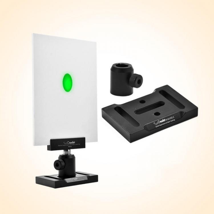 shopping ציוד ללייזר MTOLASER PFC-L-A Rectangular White Screen For Interference Pattern Observation Optical Component Holder Clamp Manual Viewing Scree
