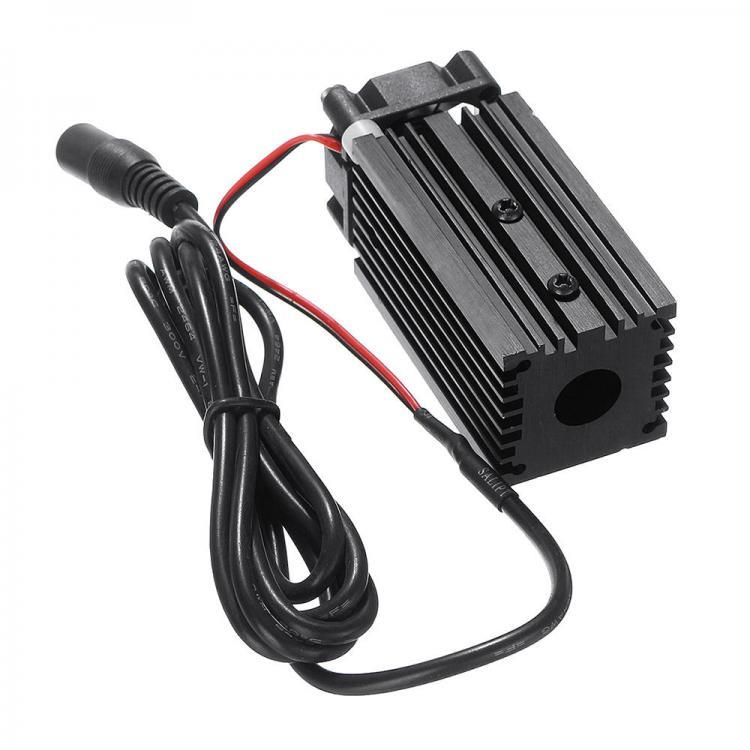 shopping ציוד ללייזר 72x32x32mm 12mm Aluminum Heat Sink Groove Cooling Fan Fixed Radiator Seat for 12mm Laser Diode Module
