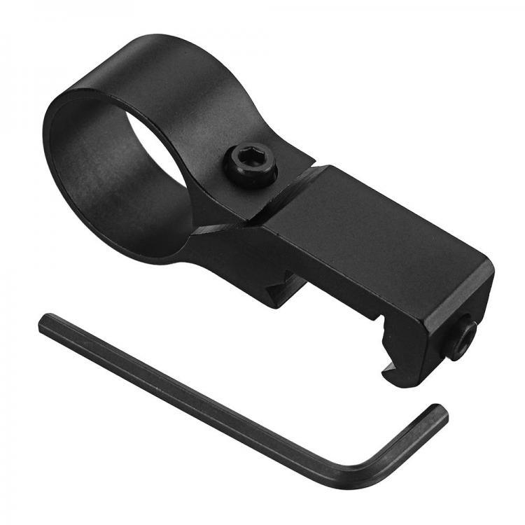 shopping ציוד ללייזר Tactical 1 Inch Offset Ring Flashlight Light Laser Weaver Picatinny Rail Mount Holder