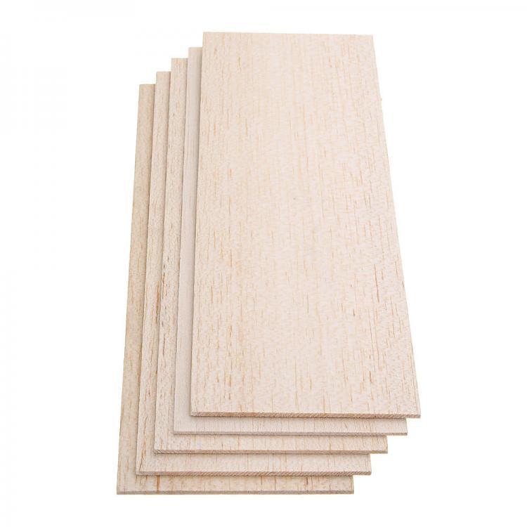 shopping ציוד ללייזר 310x100mm 5Pcs Balsa Wood Sheet 7 Thickness Light Wooden Plate for DIY Airplane Boat House Ship Model