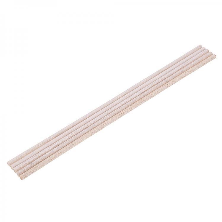 shopping ציוד ללייזר 5Pcs/Set 5/6/8/10x250mm Round Balsa Wood Wooden Stick Natural Dowel Unfinished Rods for DIY Crafts Airplane Model