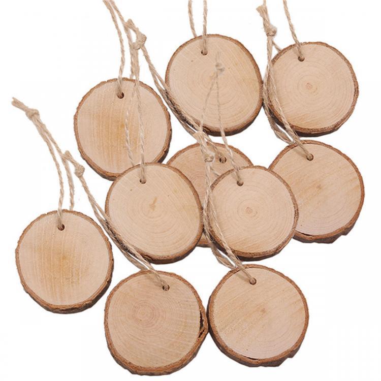 shopping ציוד ללייזר 10Pcs/Lot Laser Engraving Wooden Number Hanging Table Cards Wedding Party Decor Reception Pendant