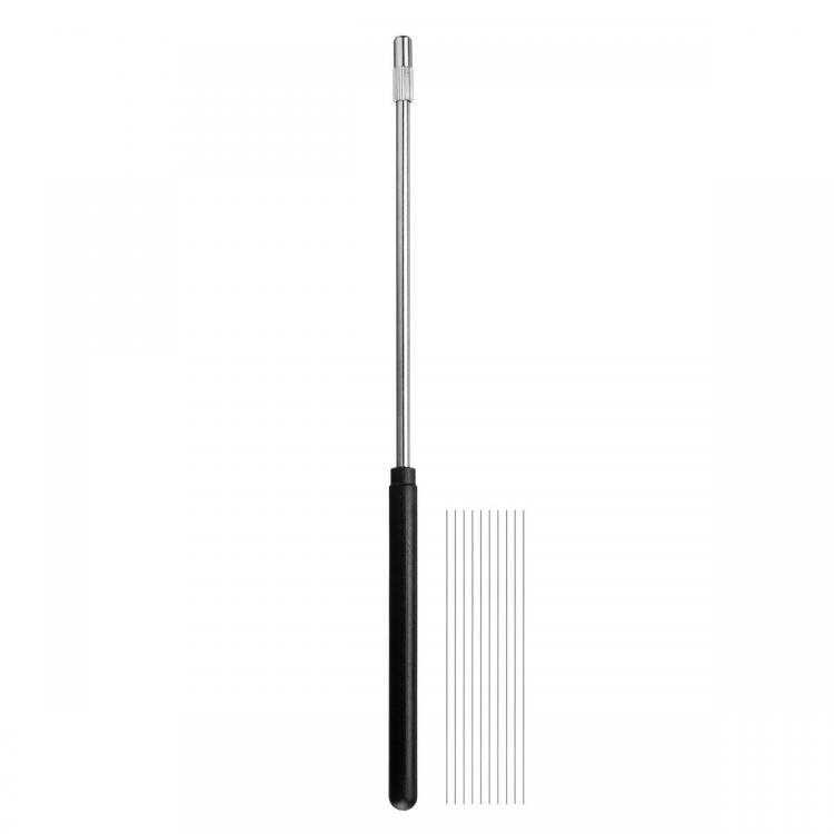 shopping ציוד מעבדה Microbiology Inoculation Inoculating Rod Handle Loop with 10 Nichrome Wire Needle