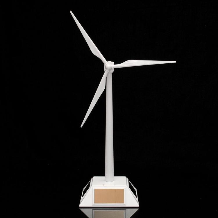 shopping ציוד מעבדה Plastic Solar Powered Windmill Wind Mill Turbine Teaching Tool &amp; Desktop Display Tray Holder