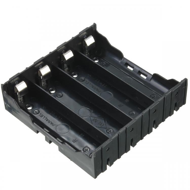 shopping ציוד מעבדה Plastic Battery Case Holder Storge Box DIY for 4pcs 18650 3.7V Rechargeable Batteries