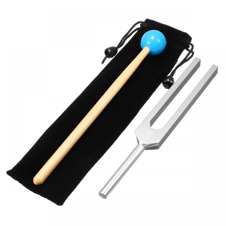 shopping ציוד מעבדה 528HZ Aluminum Medical Tuning Fork Chakra Hammer Ball Diagnostic Mallet Set