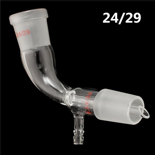 shopping ציוד מעבדה 24/29 Glass Bend Connector Tube Vacuum Distillation Take Off Adapter
