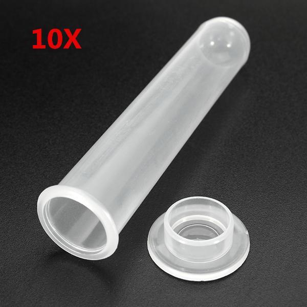 shopping ציוד מעבדה 10Pcs 20mL Round Bottom Centrifuge Tube Clear Polypropylene EP Tube with Cap