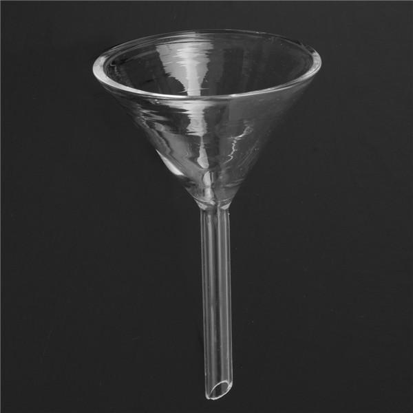 shopping ציוד מעבדה 60mm Transparent Glass Triangle Funnel Lab Glassware