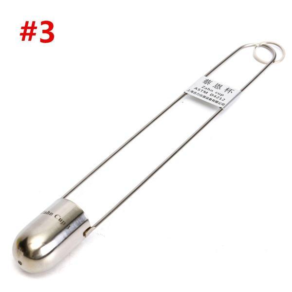 shopping ציוד מעבדה 345mm 44ml Stainless Steel Zahn Cups 3 Paint Viscosity Cup
