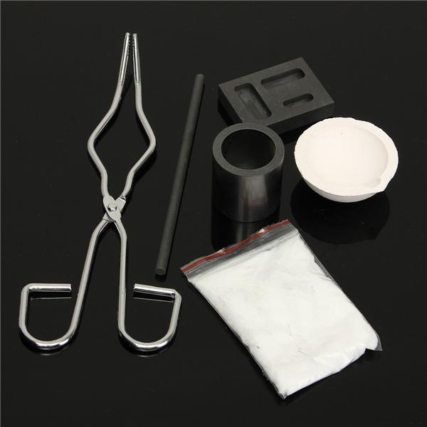 shopping ציוד מעבדה 6pcs Crucible Tongs Square Graphite Cylindrical Crucible Lab Supplies