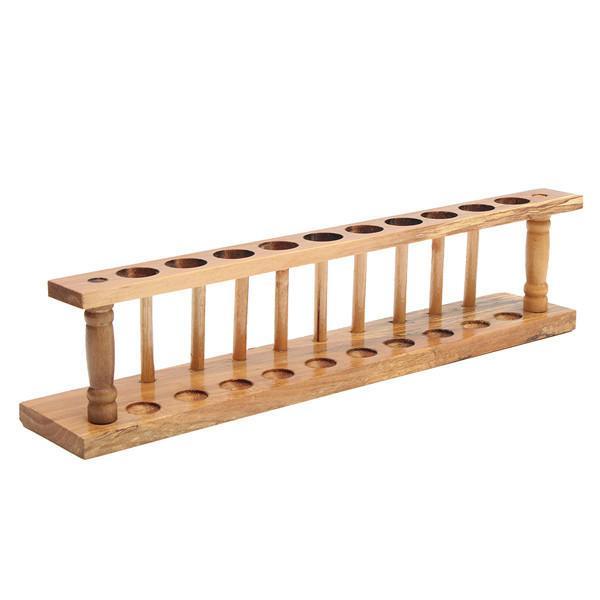 shopping ציוד מעבדה 21mm Wooden Laboratory Test Tube Rack 10 Holes
