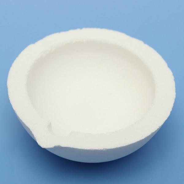 shopping ציוד מעבדה 150g Capacity Quartz Silica Melting Crucible Pot For Gold Silver Platinum Refine