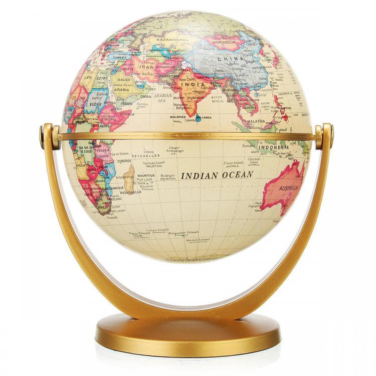 shopping ציוד מעבדה World Globe Earth Ocean Map With Rotating Stand Geography Science Educational Equipment