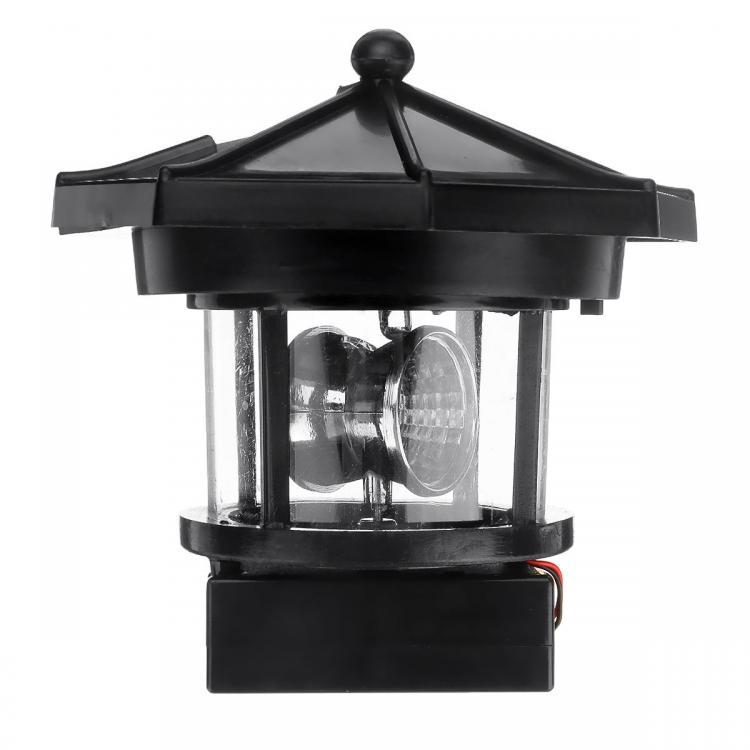 shopping ציוד מעבדה Solar Powered Lighthouse LED Rotating Light Outdoor Garden Lighting Lamp Decor