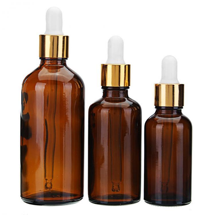 shopping ציוד מעבדה Brown Amber Glass Bottle Glass Dropper Dropping Bottle Refillable Container 10/20/30/50/100mL