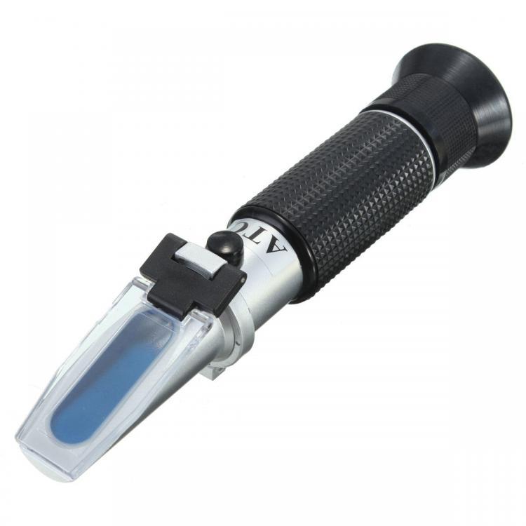 shopping כלי מדידה 0-32% Brix Wort 1.12 Specific Gravity Refractometer Beer Fruit Sugar Wine Brew