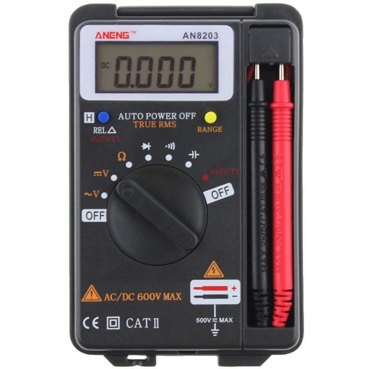shopping כלי מדידה ANENG AN8203 4000 Counts True RMS Mini Digital Multimeter Voltage Resistance Frequency Capacitance Tester