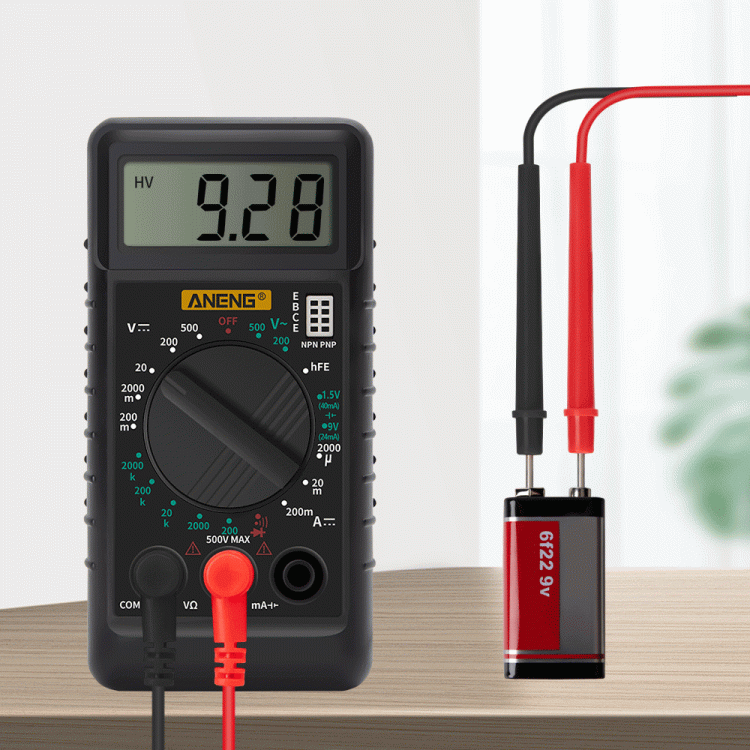 shopping כלי מדידה ANENG Mini Digital Multimeter with Buzzer Overload protection Pocket Voltage Ampere Ohm Meter DC AC LCD Portable