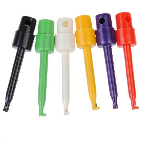 shopping כלי מדידה DANIU 6Pcs Multimeter Lead Wire Kit SMD IC Hook Test Clip Probes Cable
