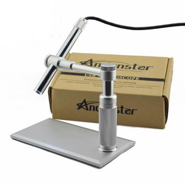 shopping כלי מדידה Andonstar 500X 8LED HD Real 2MP USB Digital Microscope Magnifier Metal Stand Base Pen Endoscope
