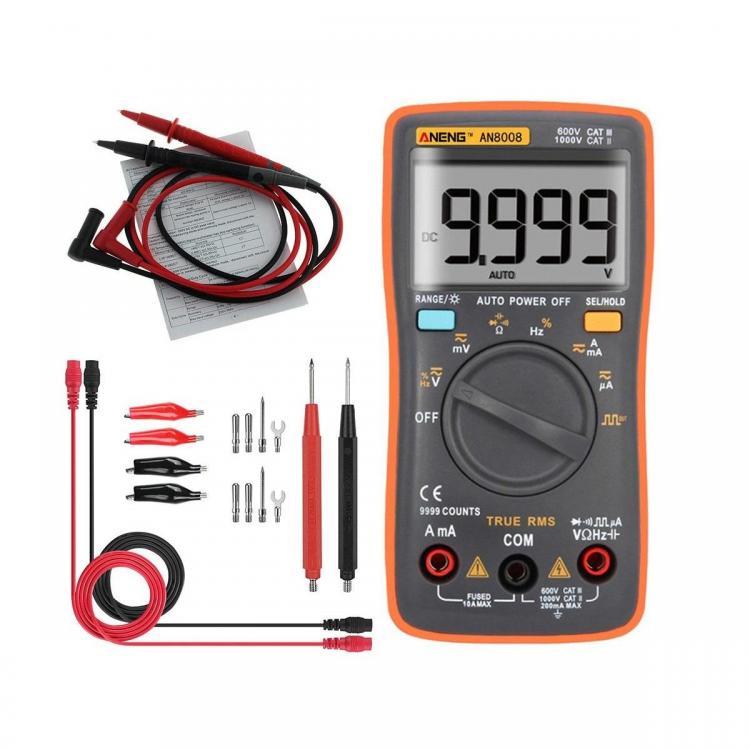 shopping כלי מדידה ANENG AN8008 True RMS Wave Output Digital Multimeter 9999 Counts Backlight AC DC Current Voltage Res