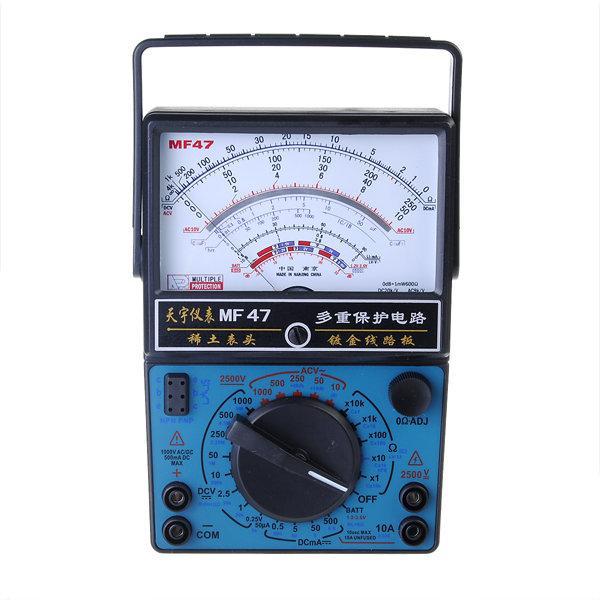 shopping כלי מדידה MF-47 Analog Multi Meters Volt Meter Ammeter Ohm Meter Battery Tester