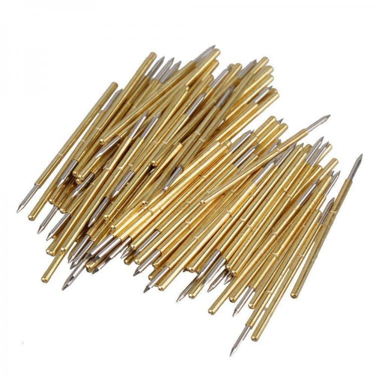 shopping כלי מדידה 100Pcs P50-B1 Spring Test Probe Pogo Pin Dia 0.5mm Length 16.35mm
