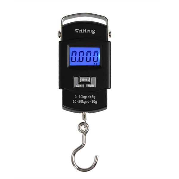 shopping כלי מדידה WeiHeng A08 50KG/5g Backlight Digital Handle Luggage Scale Portable