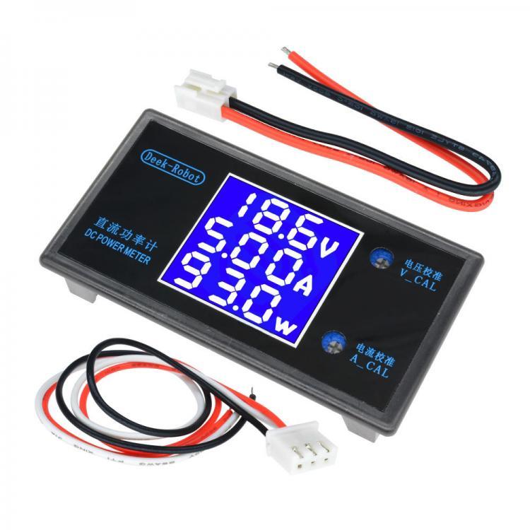 shopping כלי מדידה DC 50V 5A LCD Display Digital Voltmeter Ammeter DC 12V Wattmeter Voltage Current Power Meter Detector Tester Monitor 250W