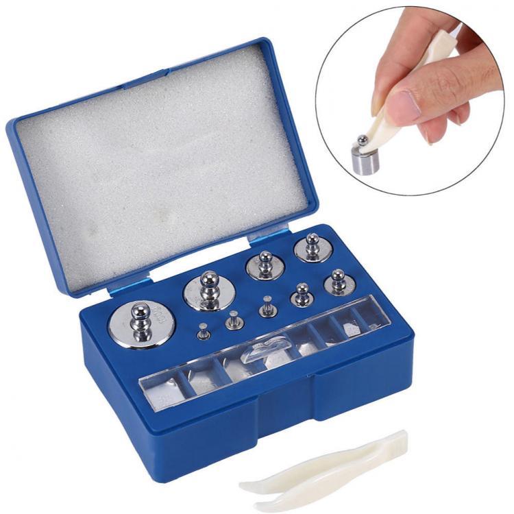 shopping כלי מדידה 17Pcs 211.1g 10mg-100g Grams Precision Calibration Weight Set Test Jewelry Scale
