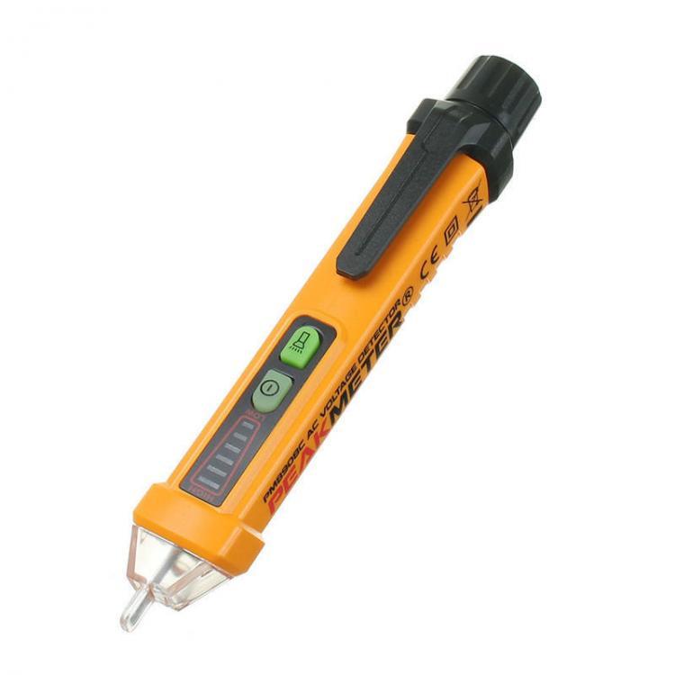 shopping כלי מדידה PEAKMETER PM8908C 12V-1000V Intelligent Non-contact AC Voltage Detector Tester Detecting Pen with Flash Light