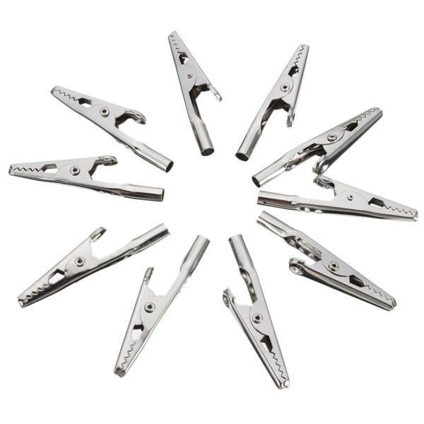 shopping כלי מדידה DANIU 10Pcs Iron Alligator Crocodile Test Clips Cable Lead Screw Fixing