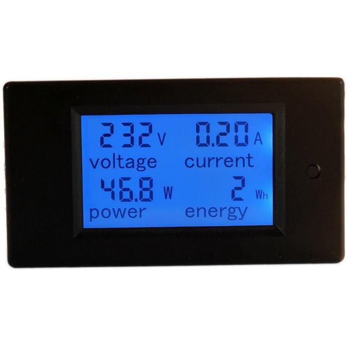 shopping כלי מדידה PZEM-021 4 in 1 LCD Voltage Current Active Power Energy Meter Blue Backlight Panel Voltmeter Ammeter KWH Meter 0-20A 80-260V 50/60