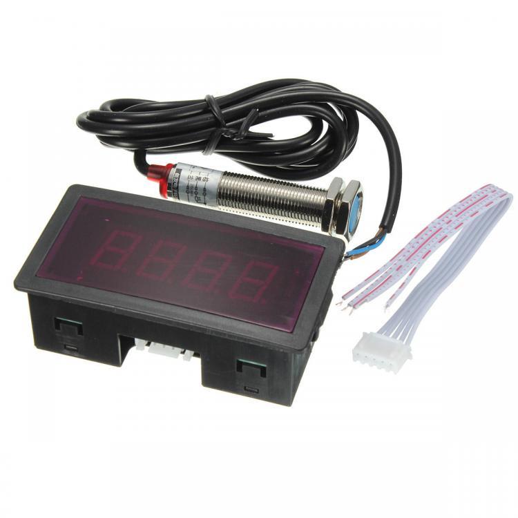 shopping כלי מדידה Red LED Tachometer RPM Speed Meter with Proximity Switch Sensor NPN