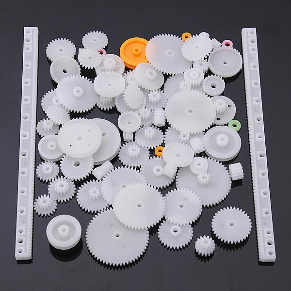 shopping כלים מכאניים 75 Type Plastic Crown Gear Single Double Reduction Gear Worm Gear