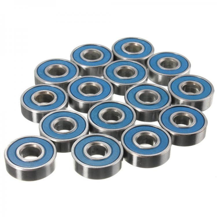 shopping כלים מכאניים 20pcs 608rs ABEC-9 Ball Bearing Carbon Steel Skateboard Wheel Bearings