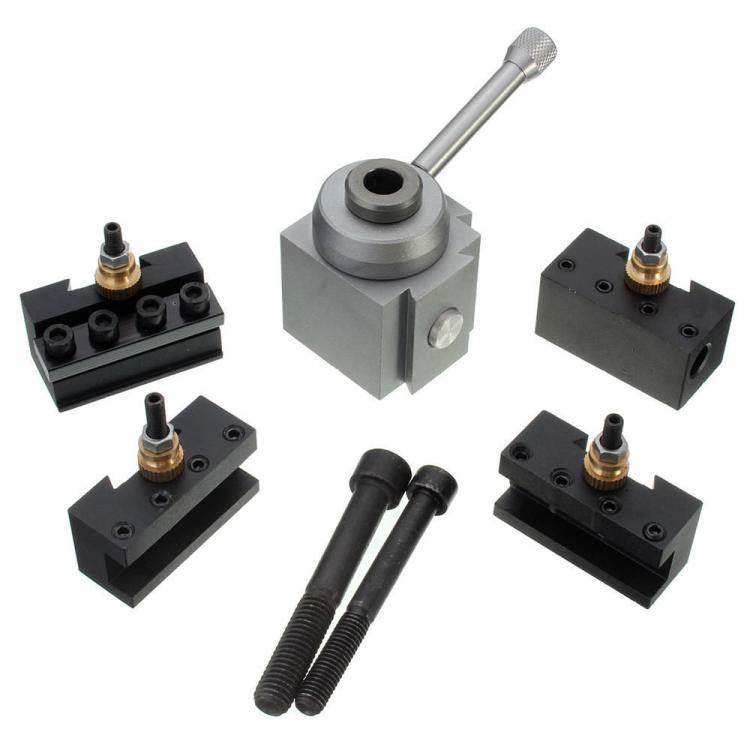 shopping כלים מכאניים Mini Quick Change Tool Post Holder Kit Set For Table Hobby Lathes