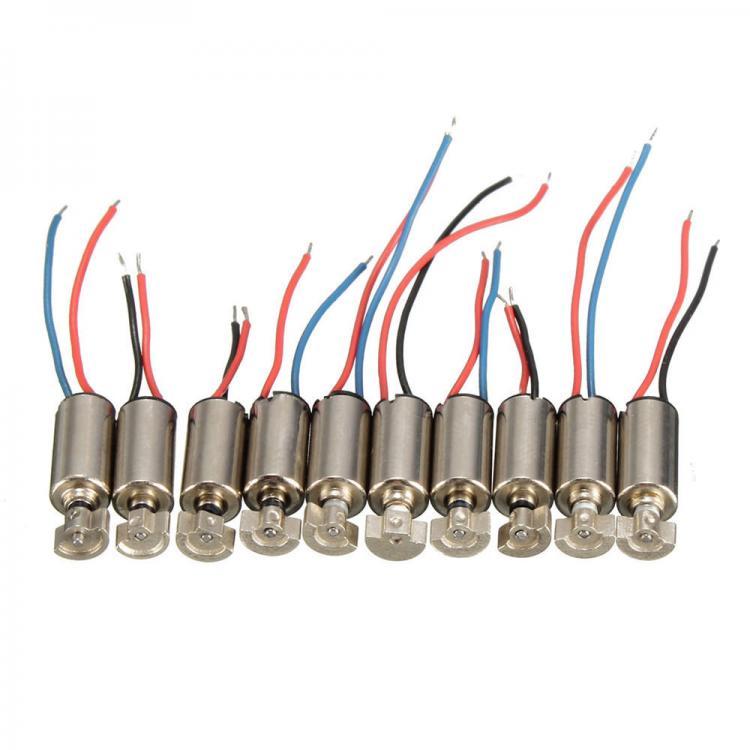 shopping כלים מכאניים 10pcs 4x8mm DC1.5-3V Micro Coreless Motor Vibration Motor