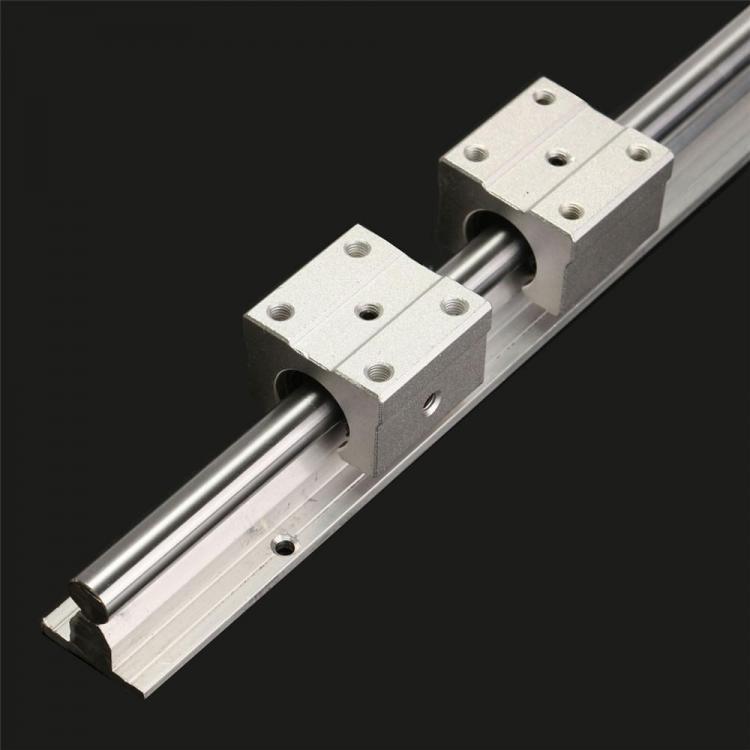 shopping כלים מכאניים SBR12 600mm Linear Rail Shaft Rod with 2 SBR12UU Block
