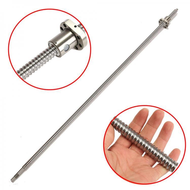 shopping כלים מכאניים SFU1605 1000mm Ball Screw End Machined Ball Screw with Single Ball Nut for CNC